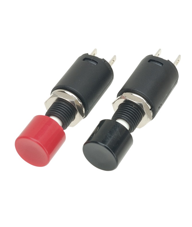 Latching Push Switch Lg Button Red
