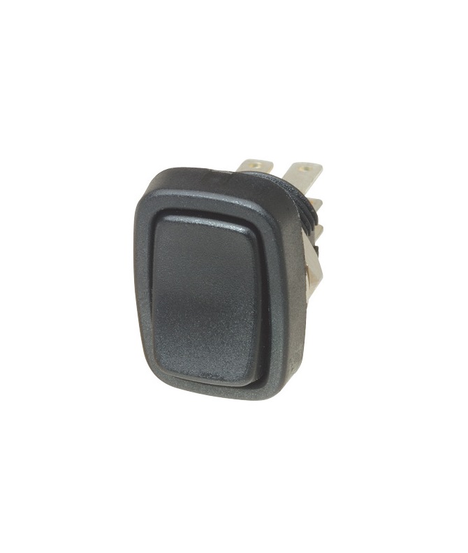 6P DPDT Rocker Switch On-On Panel Mount Black