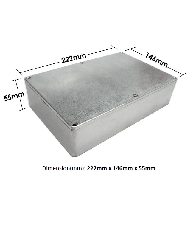 Diecast Box IP65 222 x 146 x 55mm