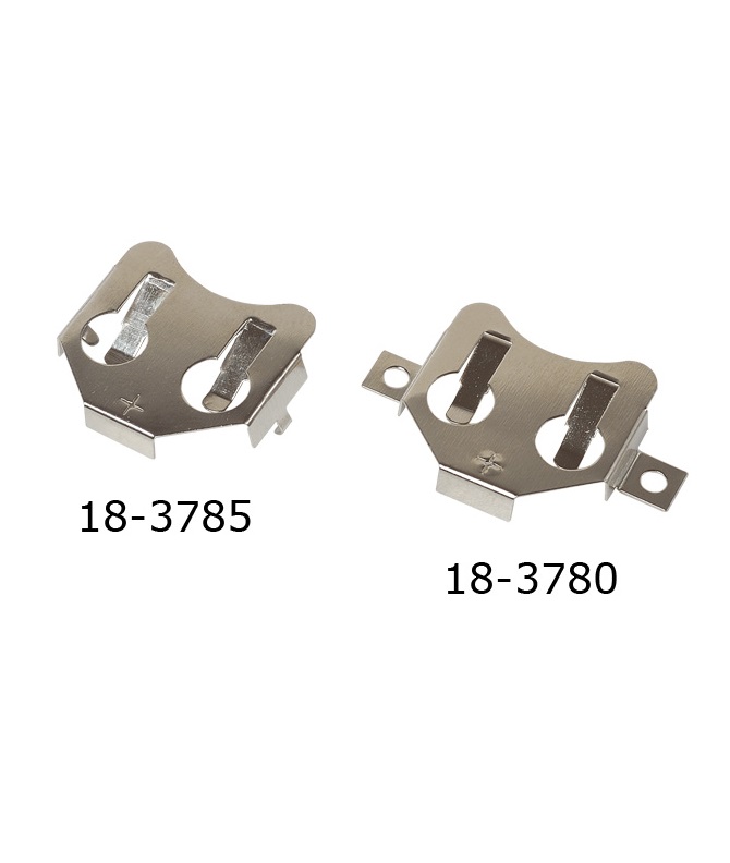 20mm Through Hole Coin Cell Retainer Contact
