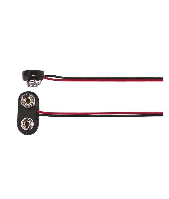 Battery Clip PP3 - Side Entry 200mm