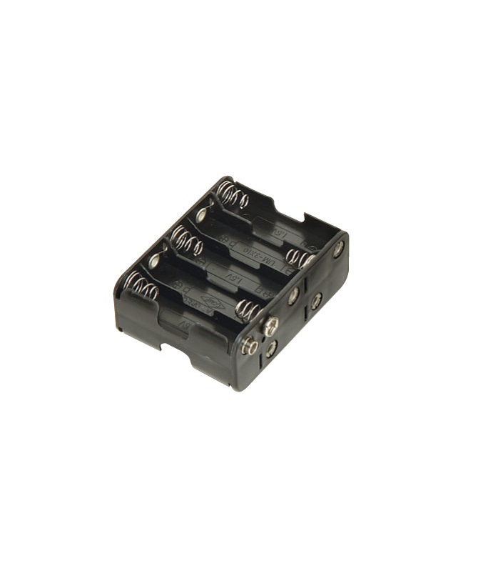10 X Battery Holder AA - Side By Side Stud