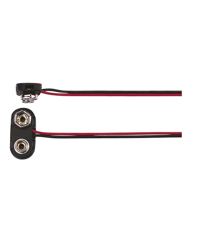 Battery Clip PP3 - Side Entry 300mm