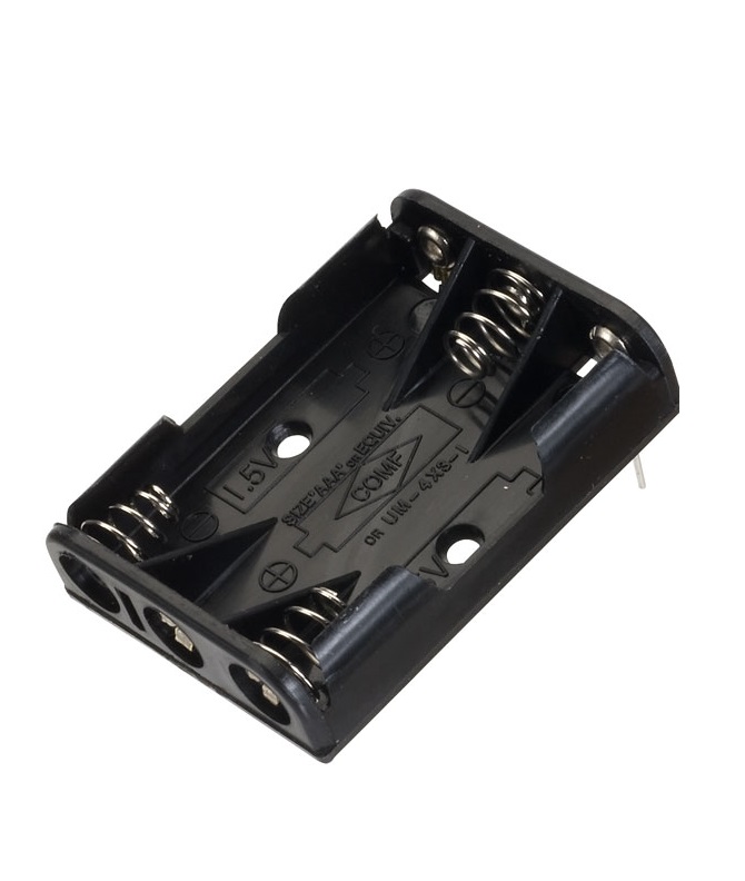 3 X AAA PCB Battery Holder