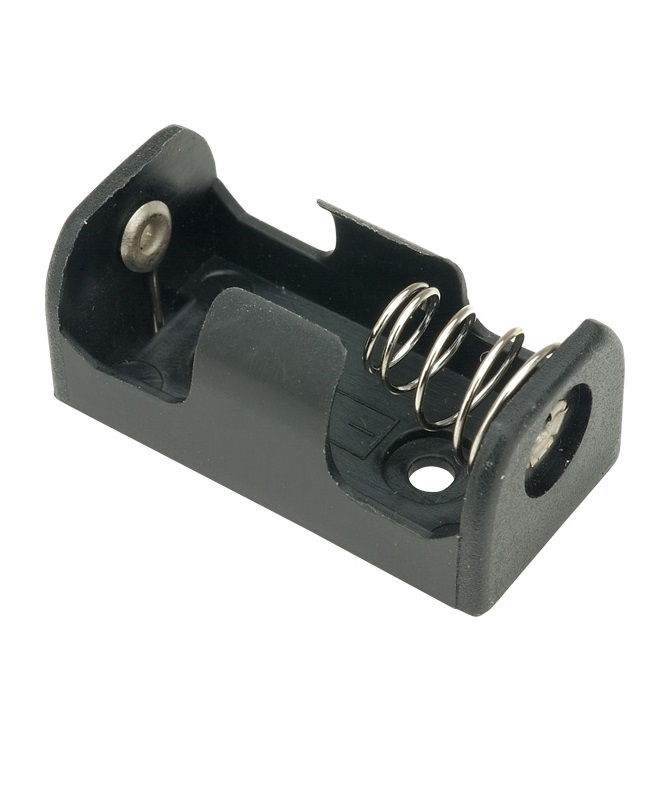 Battery Holder 1/2 AA PCB Mount