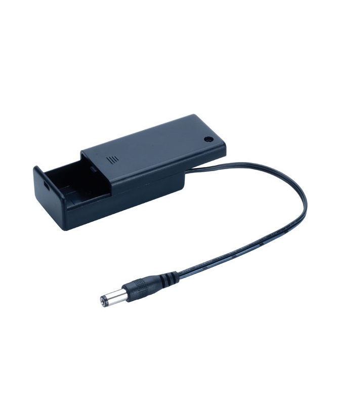 PP3 Switched Battery Holder DC Plug