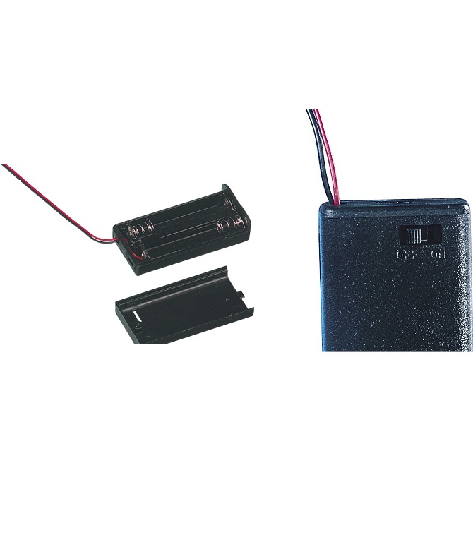 Enclosed Battery Box 2 X AA