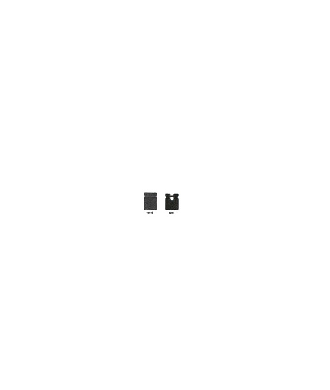 Closed Black 2mm Jumper Black 5x4x2mm