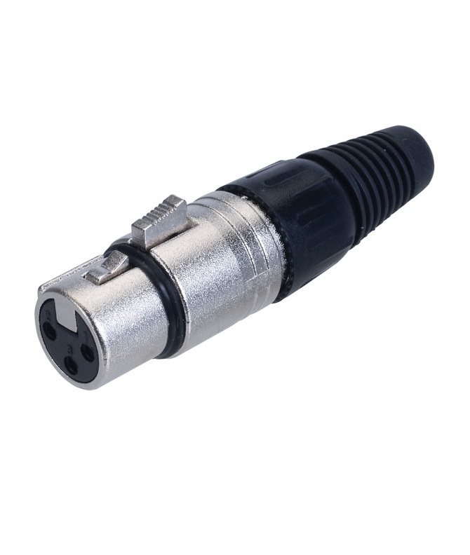 3 Pole Microphone XLR Plug & Socket