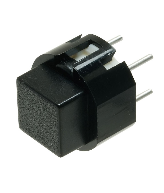 D6 Square Black Keyboard Switch