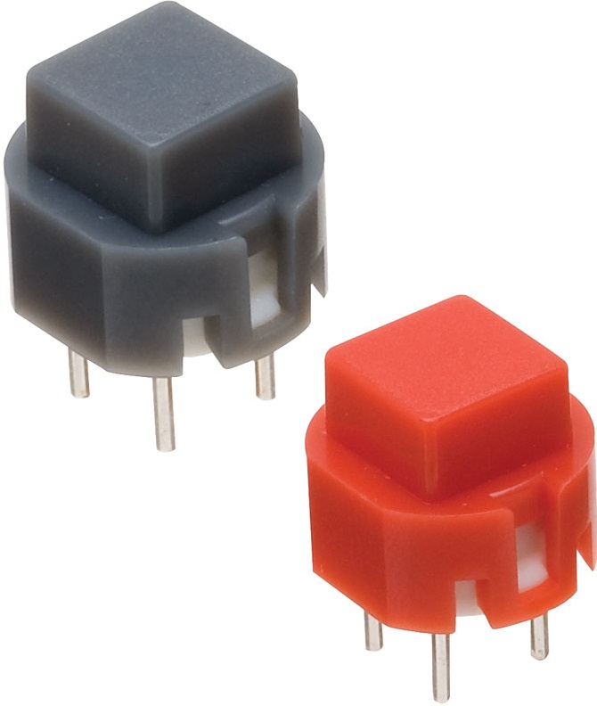 D6 Square Black Keyboard Switch