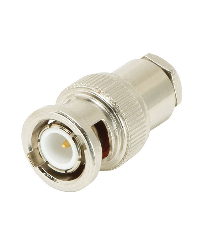 BNC Plug 50 Ohm Clamp Type