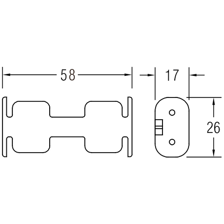 2 X AA Fly Leads Battery Holder