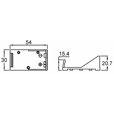 1 X PP3 PCB Battery Holder