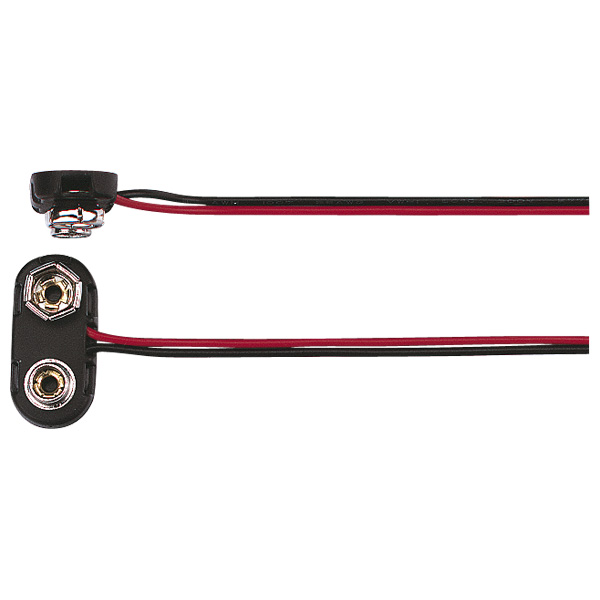 Battery Clip PP3 Side Entry 150mm